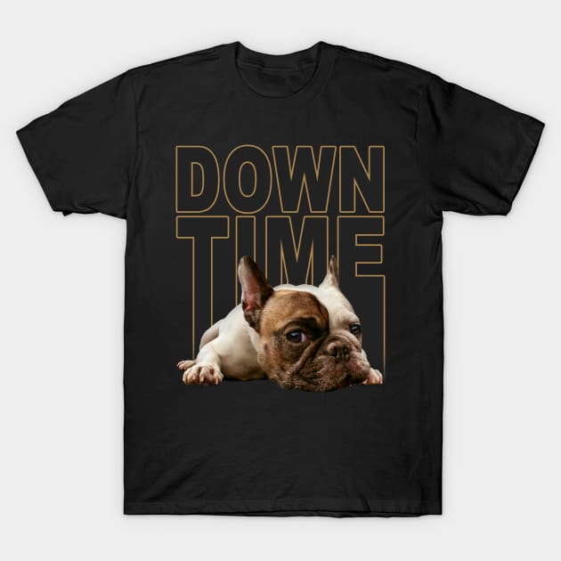 Relaxing Bulldog T-Shirt by lightidea